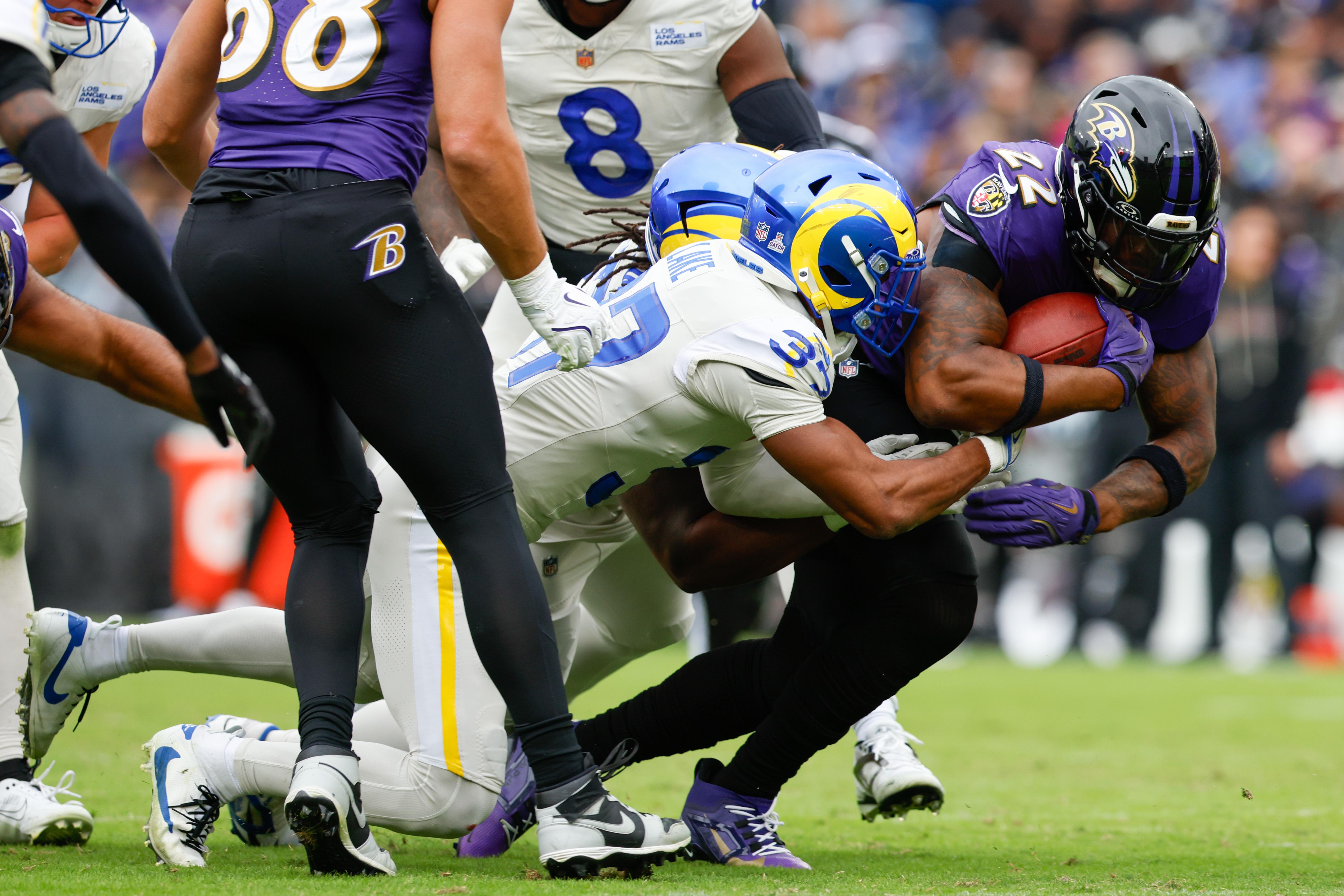 Rams Quentin Lake Talks Career First Moment Against Ravens