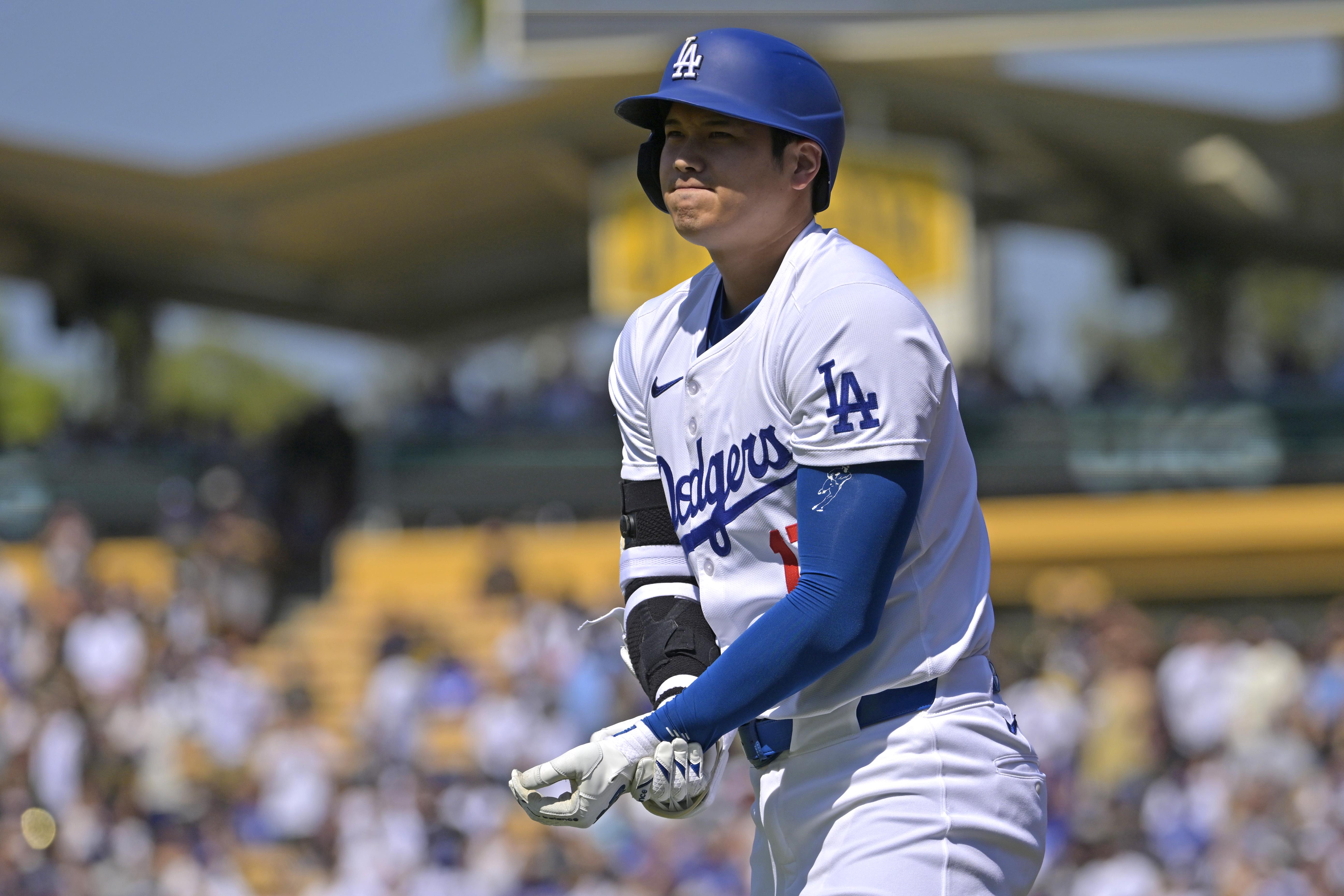 Shohei Ohtani Hit by Pitch on Wrist in Dodgers’ Win vs. Rays