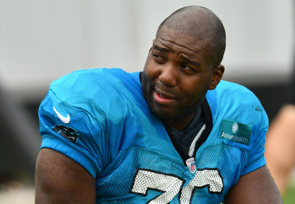 ex-Panthers OT Russell Okung claims victory lap over getting paid in Bitcoin