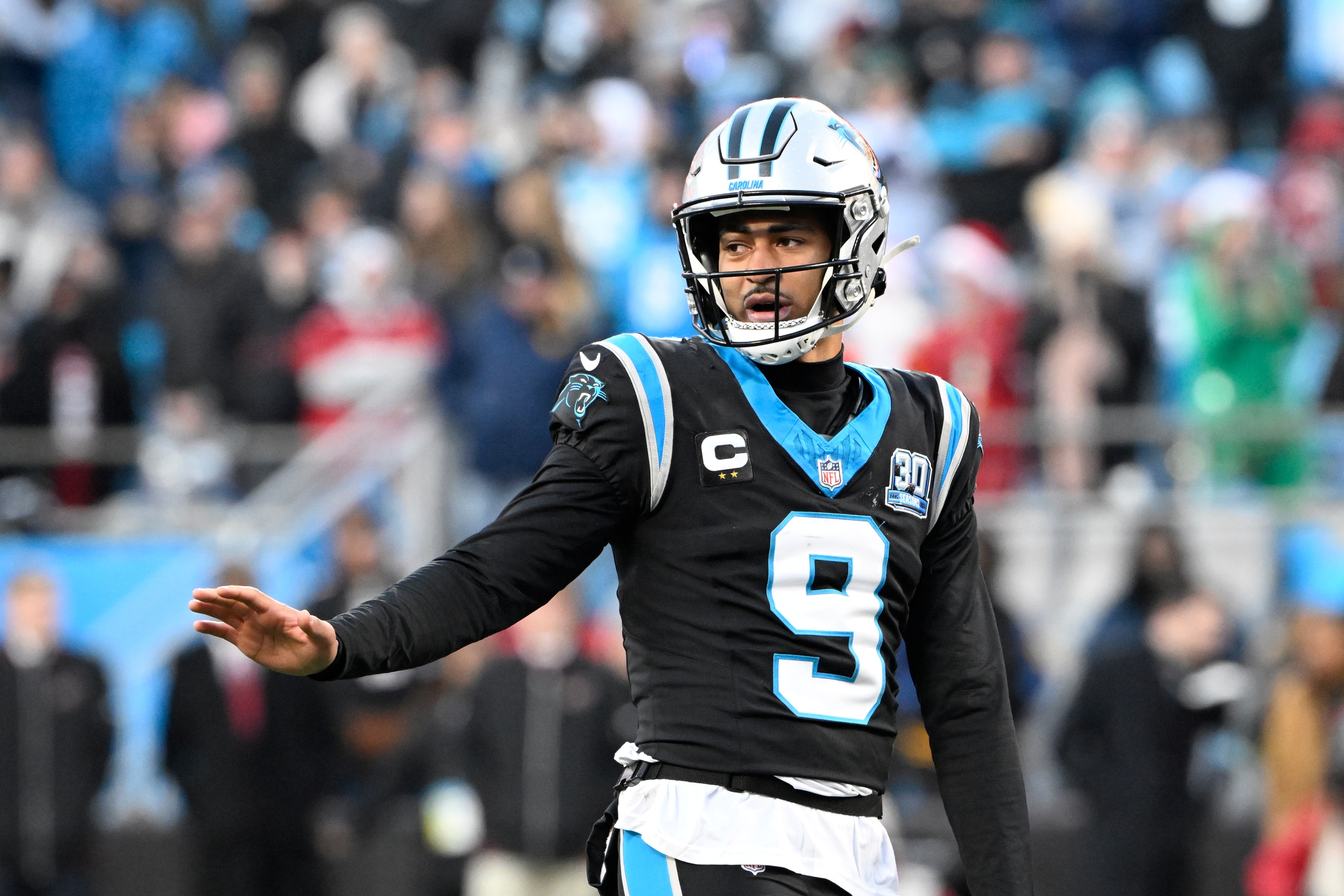 Bryce Young injury: Panthers QB pops up on Week 17 injury report with hamstring issue