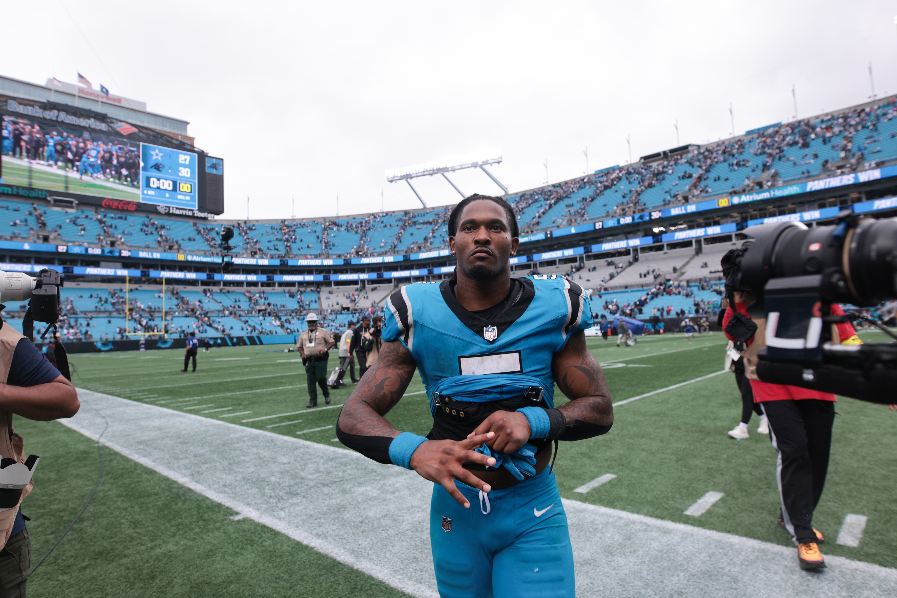 Rico Dowdle delivers devastating line on Cowboys after Panthers' win