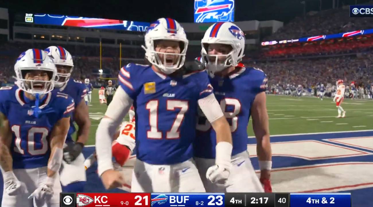 Josh Allen Had NFL Fans in Awe With Monster Game-Sealing TD Run vs. Chiefs