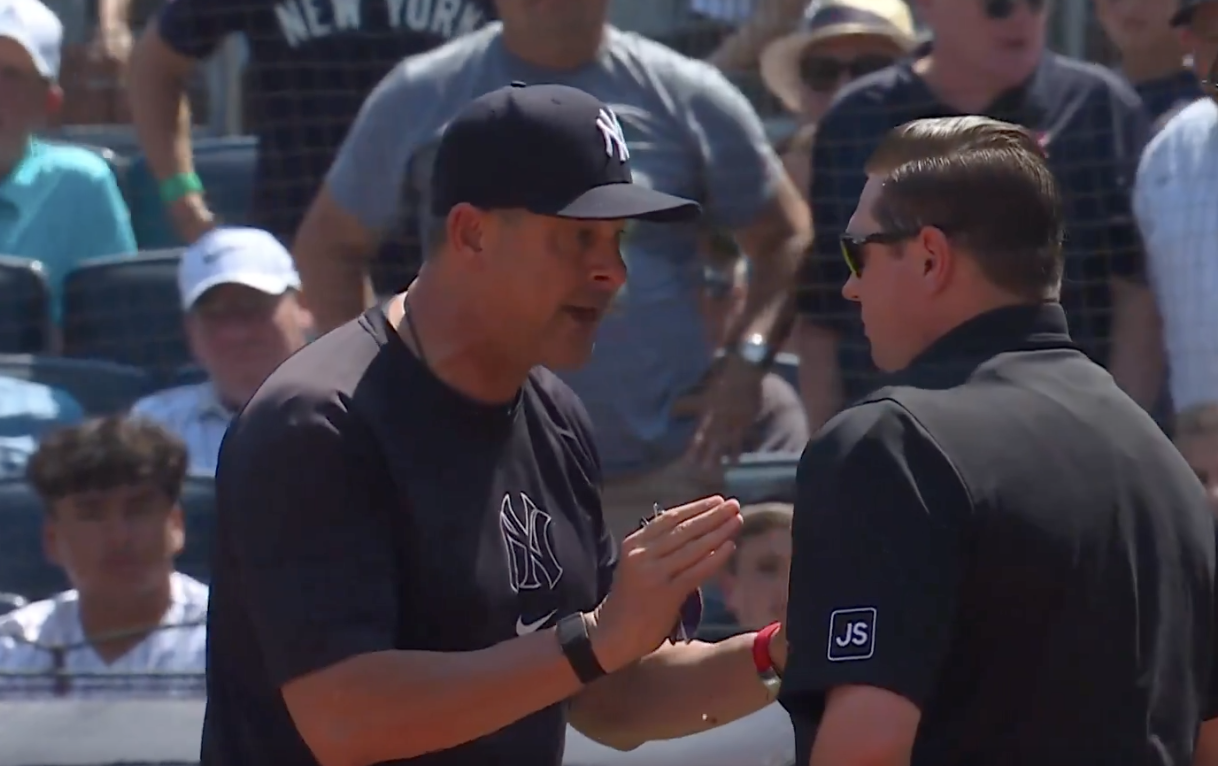 Yankees' Aaron Boone Takes MLB Lead With Fifth Ejection After Outburst vs. Astros