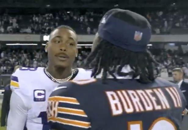 Justin Jefferson Had Uplifting Message for Bears Rookie After His Quiet NFL Debut
