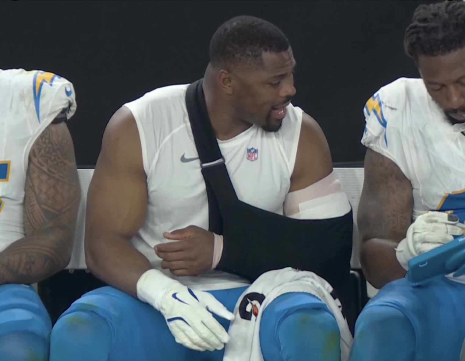 Khalil Mack Injury Update: Jim Harbaugh Comments on Star's Injured Elbow After Win