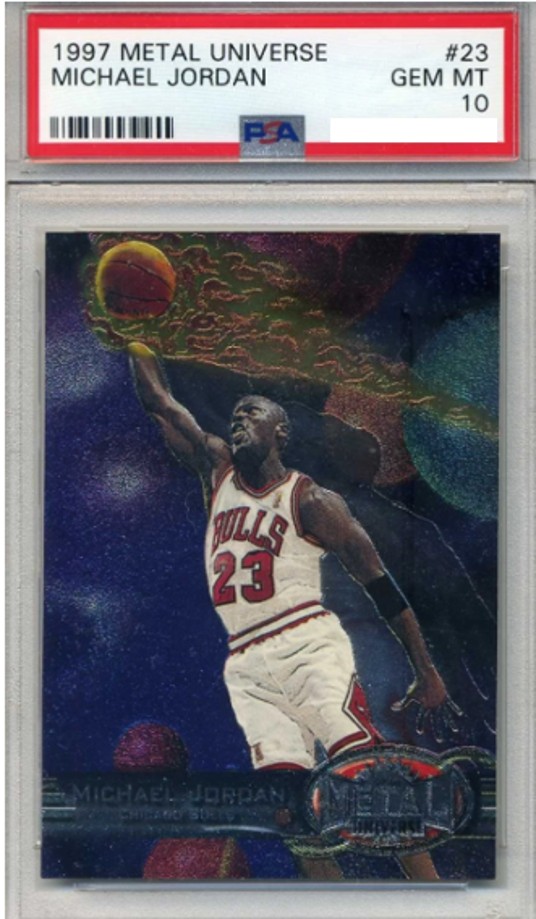 This Iconic 1997 Michael Jordan Base Card Has Become a Five-Figure