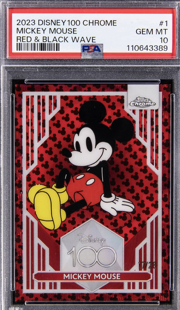 その他 Topps Disney100 PSA10 critics choice 25 The Top 7 Most Valuable 2023 Topps Chrome Disney 100 Cards