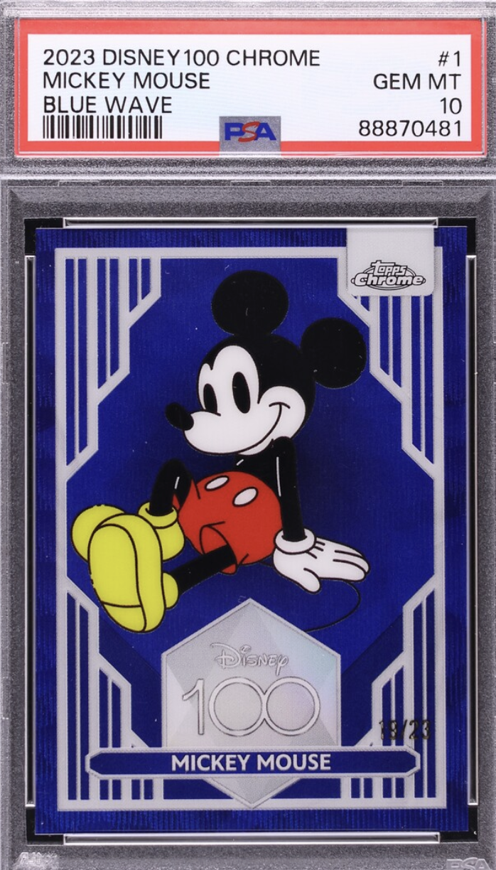 The Top 7 Most Valuable 2023 Topps Chrome Disney 100 Cards