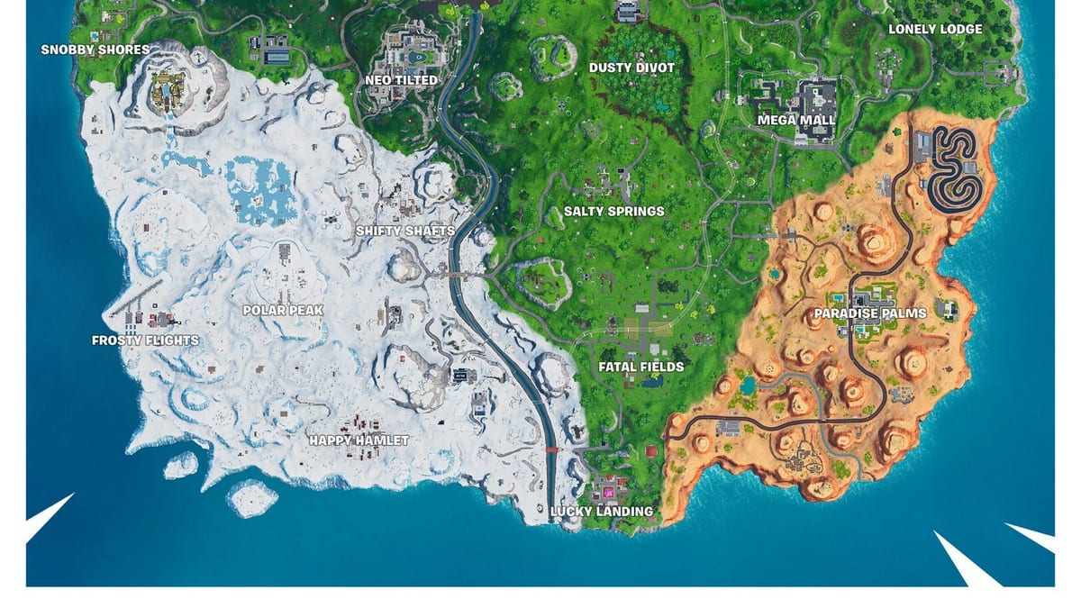 fortnite - latest fortnite map