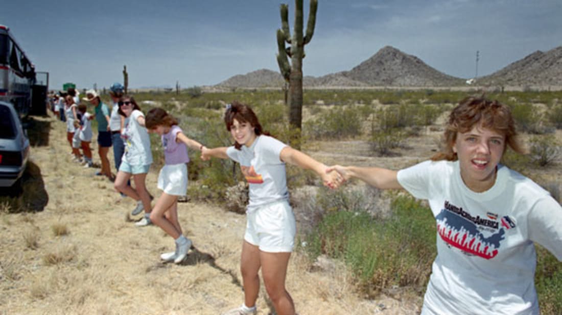 Hands Across America: 25 Years Later | Mental Floss