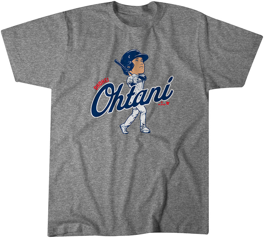 SHOHEI OHTANI  Dekopin Logo TシャツＬサイズ　グレー Shohei Otani Dekopin T-Shirt MLBPA Officially Licensed Japan