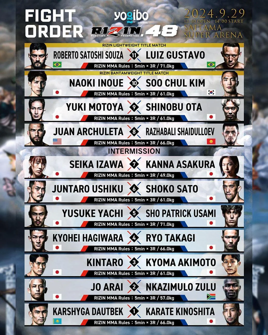 Programme Officiel Dédicacé PRIDE FC 29 – Collector MMA, Autographe Murilo Ninja