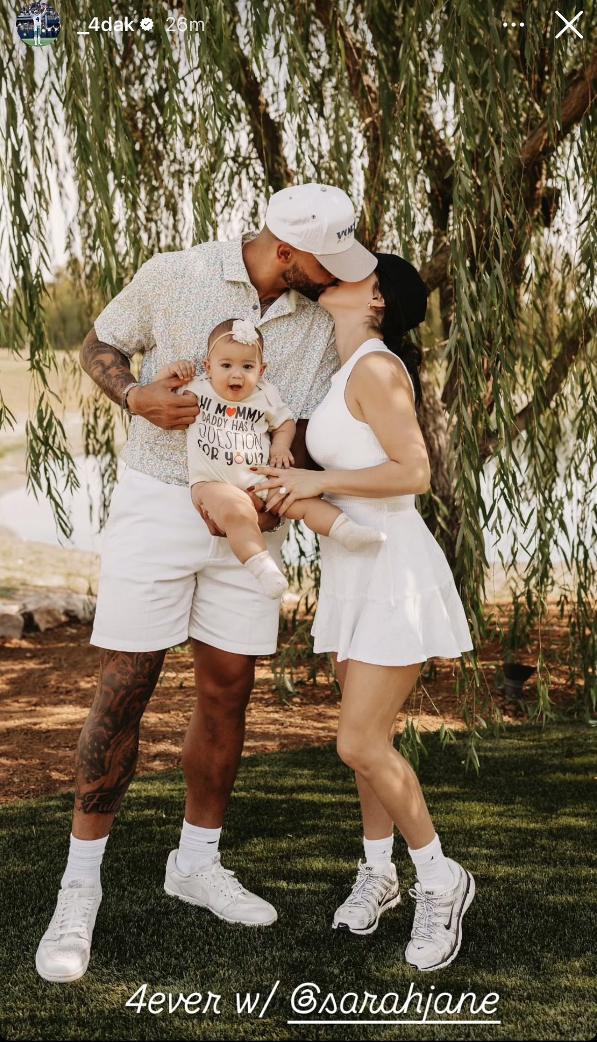 Dak Prescott gets engaged to Sarah Jane Ramos in epic, adorable fashion