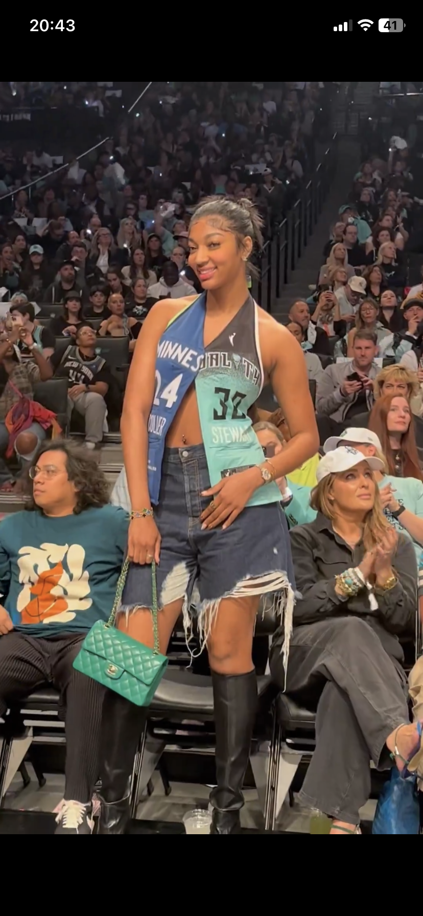 Angel Reese's custom WNBA Finals split jersey fit is Unrivaled