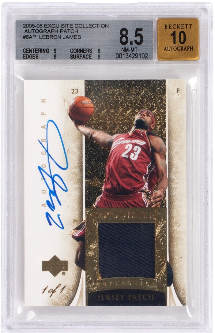 lebron most expensive cards