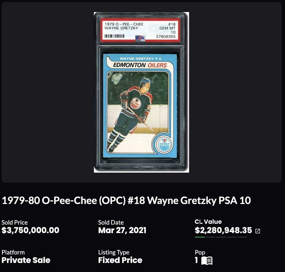The Most Expensive Hockey Card Of All Time Doesn't Exist Anymore