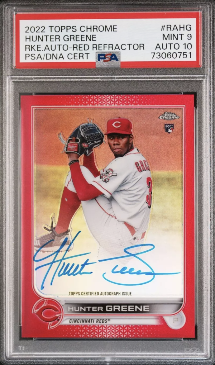 Hunter Greene Cards as he Becomes Fastest to 500 Strikeouts in