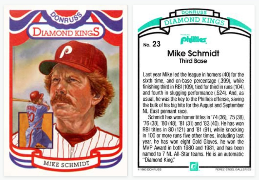 The Five Essential Donruss Diamond Kings Cards of 1984