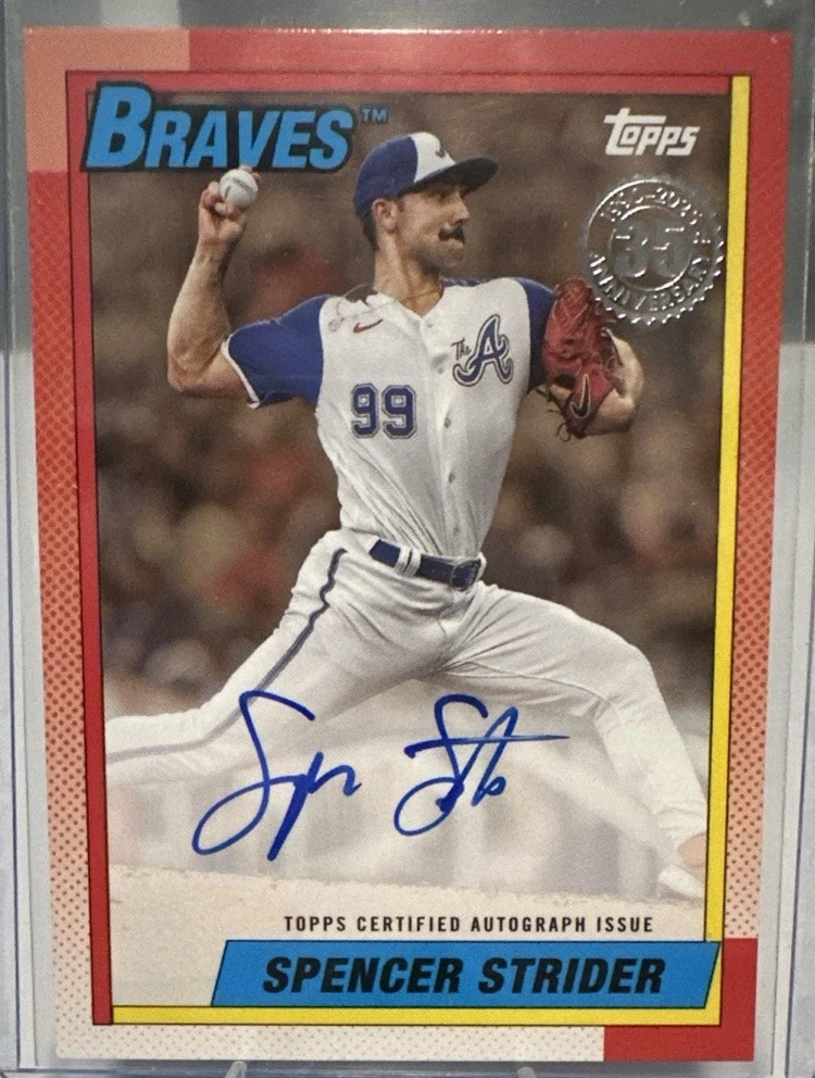 2022 Topps Game Within The Game #13 Spencer Strider RC Rookie Card – Atlanta Braves (Ungraded)