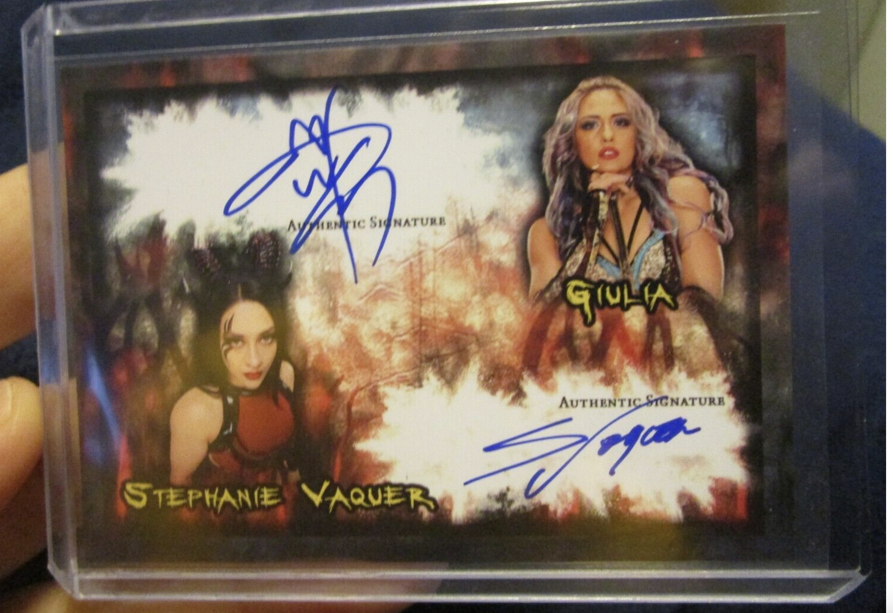 NXT Superstar The Beautiful Madness Giulia Makes Topps Chrome Card