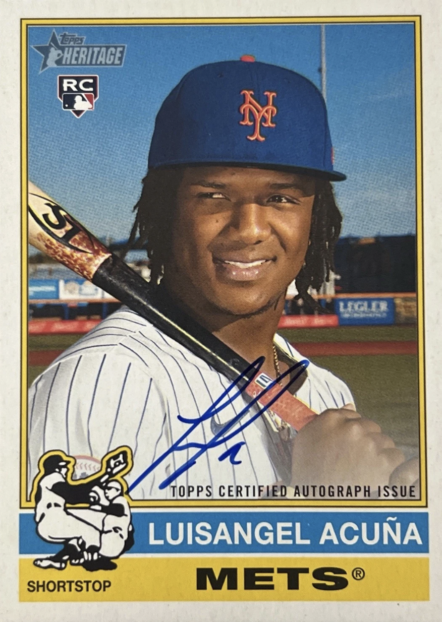 topps mlb Luisangel Acuna Heavy Lumber 【公式通販】