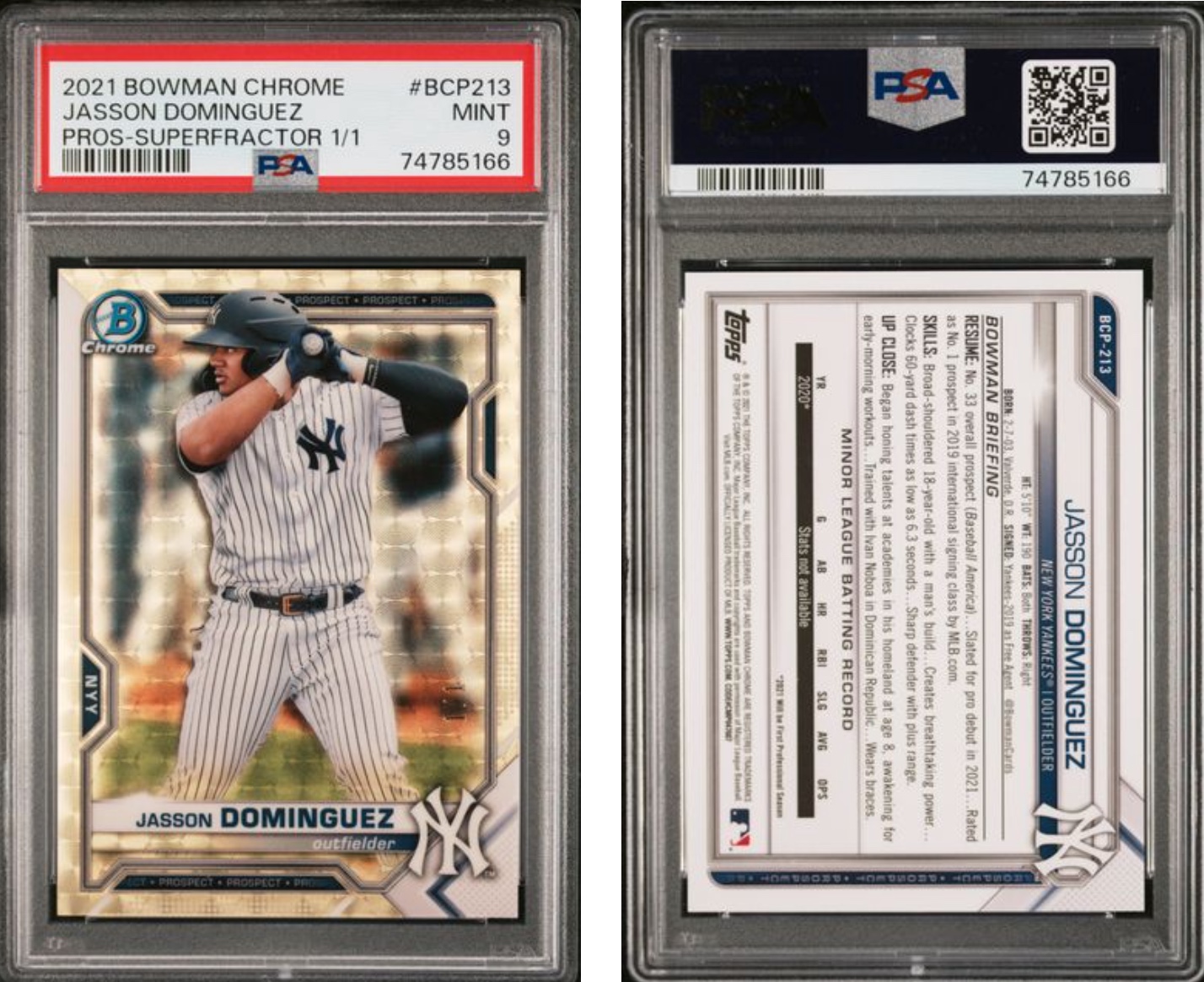 Dylan Crews Jaw-Dropping 1/1 Superfractor Pulled