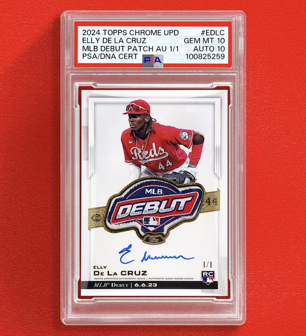 Elly De La Cruz's Bowman Rookie Superfractor Pulled