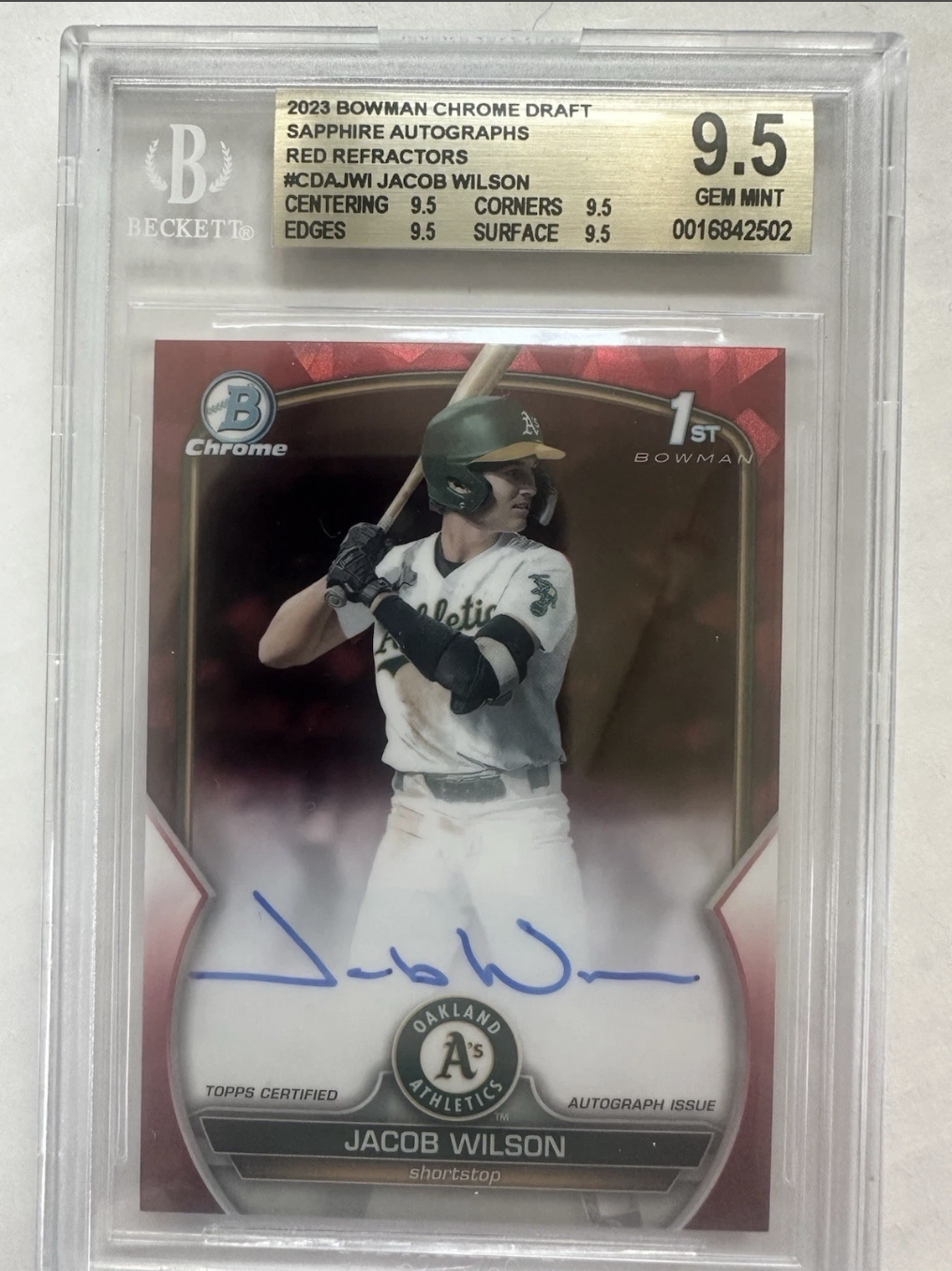 Phenom Jacob Wilson's Card Prices Keep Soaring