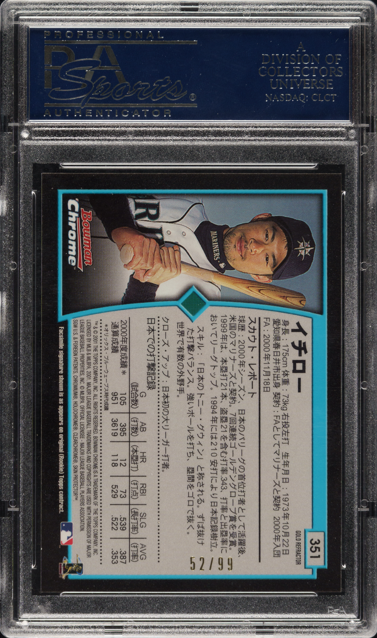 One-of-a-Kind Ichiro Card is Headed to Auction Block
