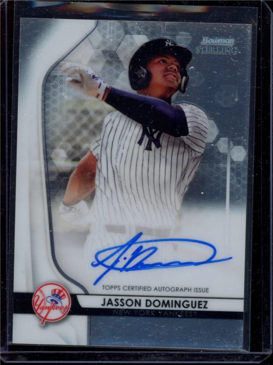 Three Jasson Dominguez cards for under $100