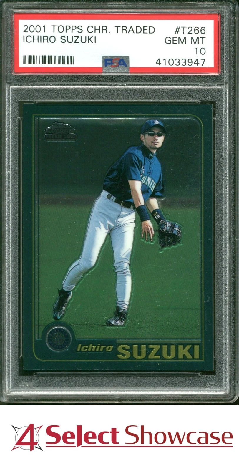 Ichiro（イチロー）MLB 2001 Topps Chrome Rookie card T266 ルーキー