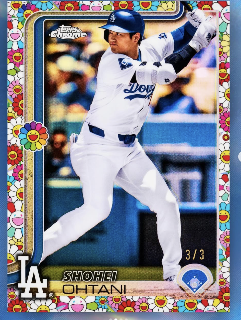 2025 Topps Chrome Baseball Debuting Murakami Parallels
