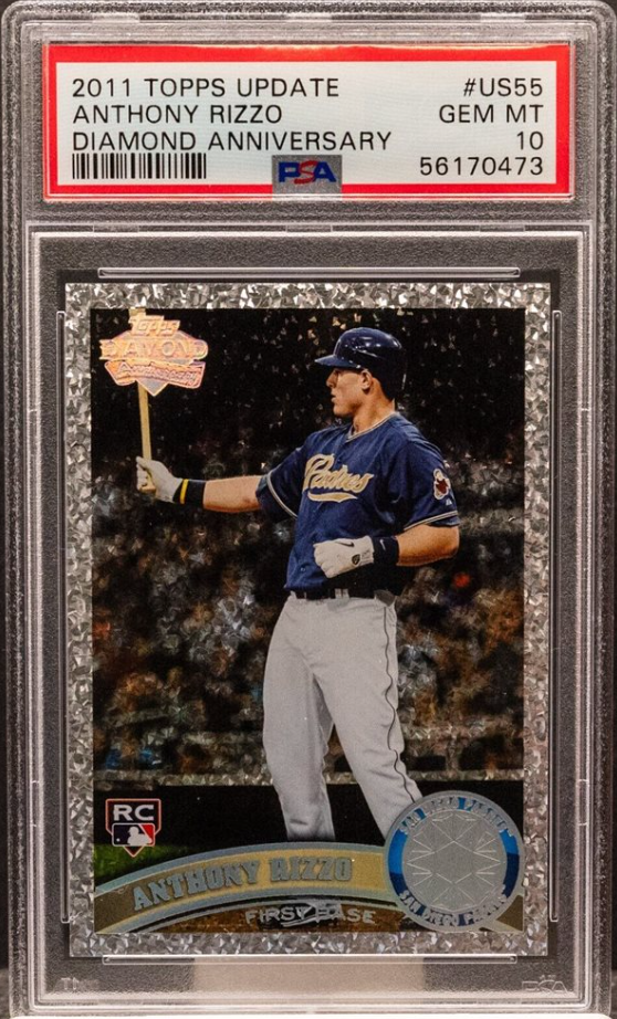 Top rookie cards of recently retired Anthony Rizzo