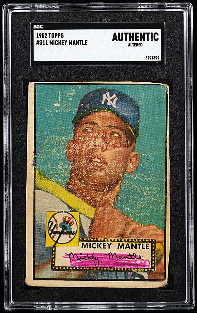 why is the mickey mantle card so rare The Coolest Card in 1952 Topps (and It's Not Mantle)