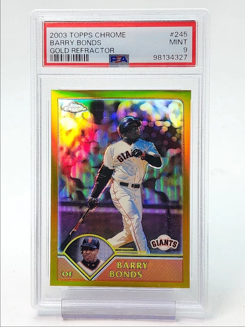 barry bonds limited edition card Barry Bonds 1996 Metal Universe #241 PSA 6 Giants Card
