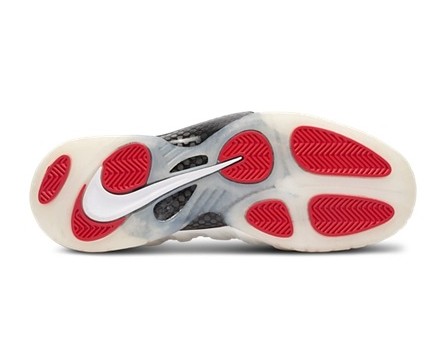 white and red just do it foamposites