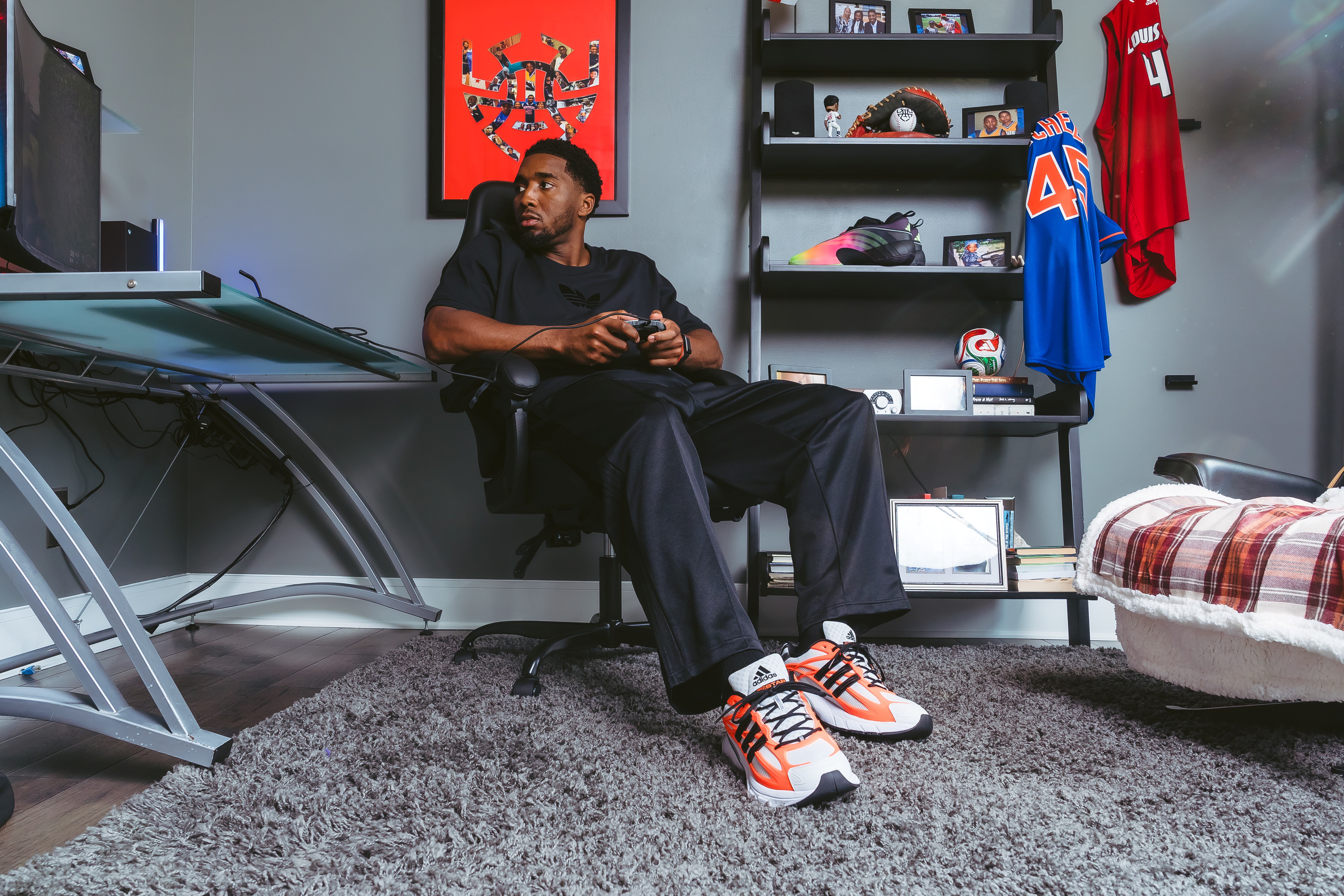 Donovan Mitchell Debuts Adidas Adistar XLG Sneakers