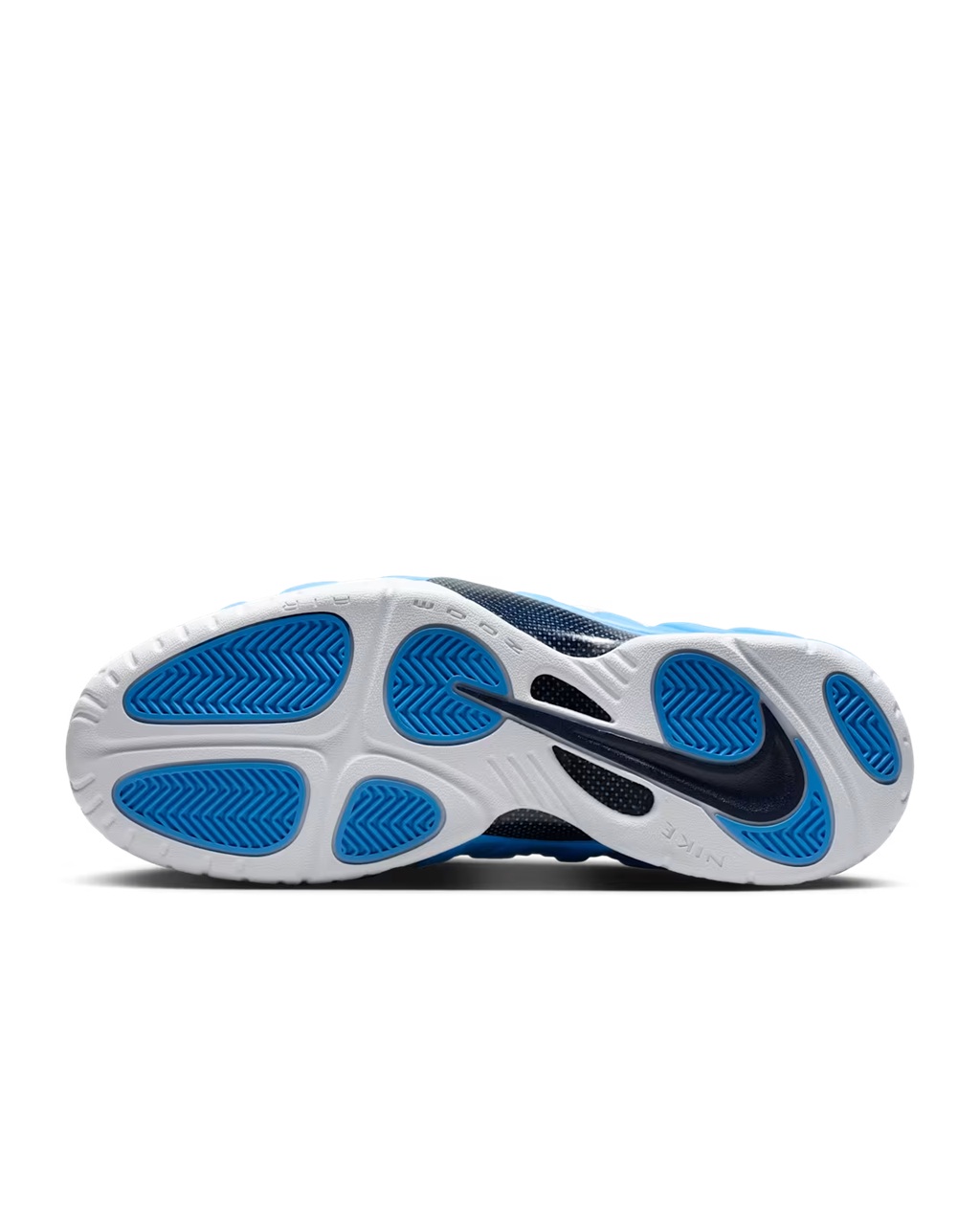 nike foamposite unc