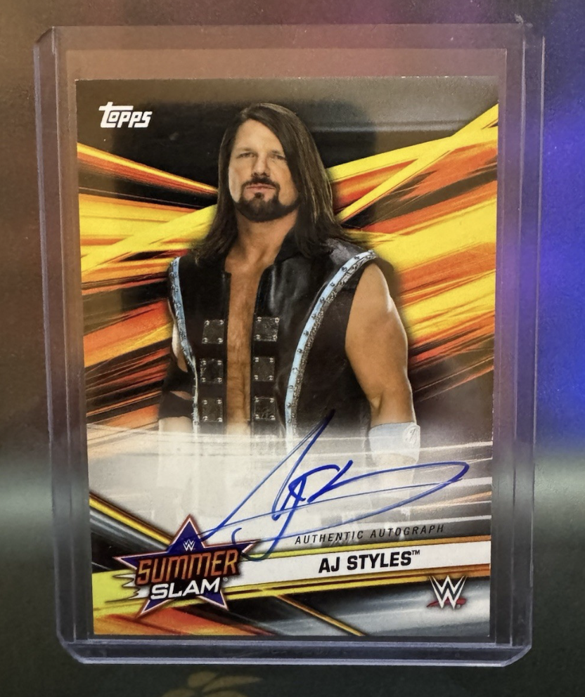 AJ Styles' WWE Career Ends; What it Means for Collectors