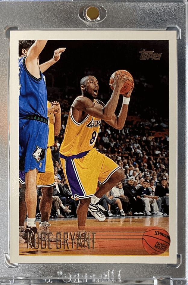 rare kobe bryant rookie cards 1996 Hoops Card #281 PSA 8 (Cert #47022160) Graded Iconic NBA by Powers Sports Memorabilia Kobe Bryant's Top 20 Rarest
