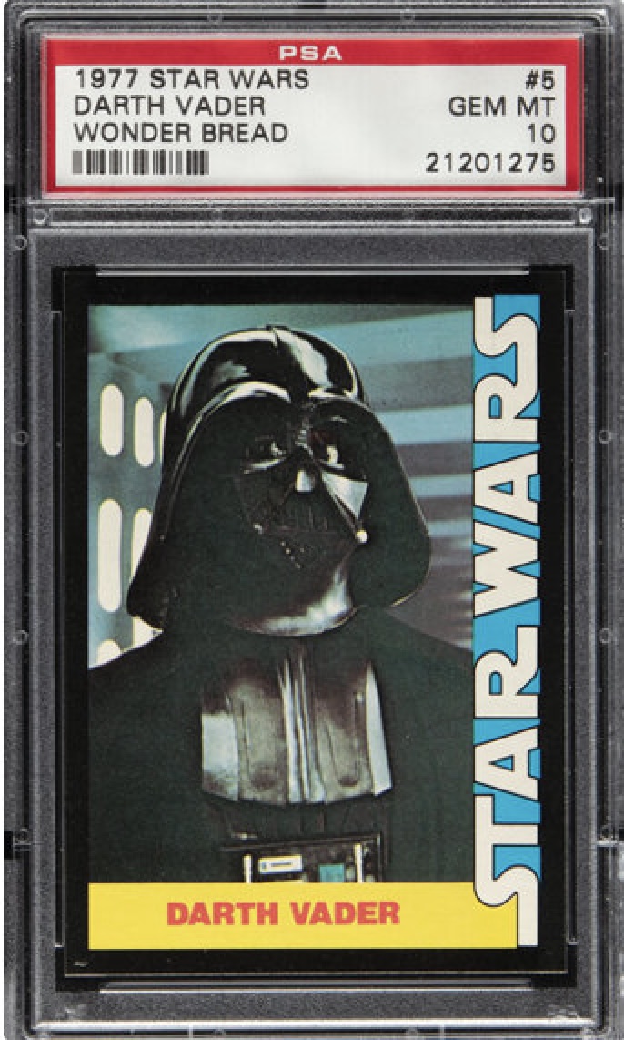 Star Wars Darth Vader PSA 10 Card Breaks All-Time Record Price
