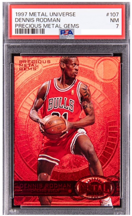 Dennis Rodman Card Market Surging With $348K PMG Emerald Sale