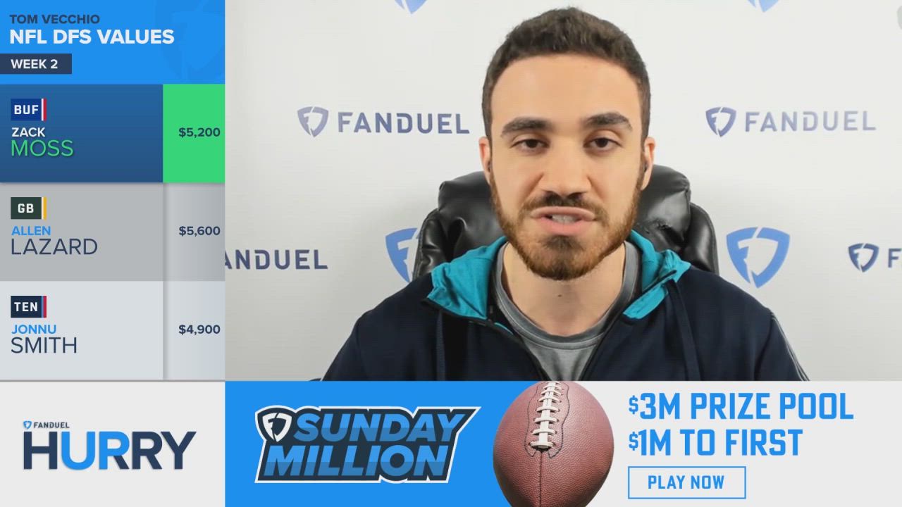 Hurry Up: Zack Moss is a Top Week 2 DFS Value Play