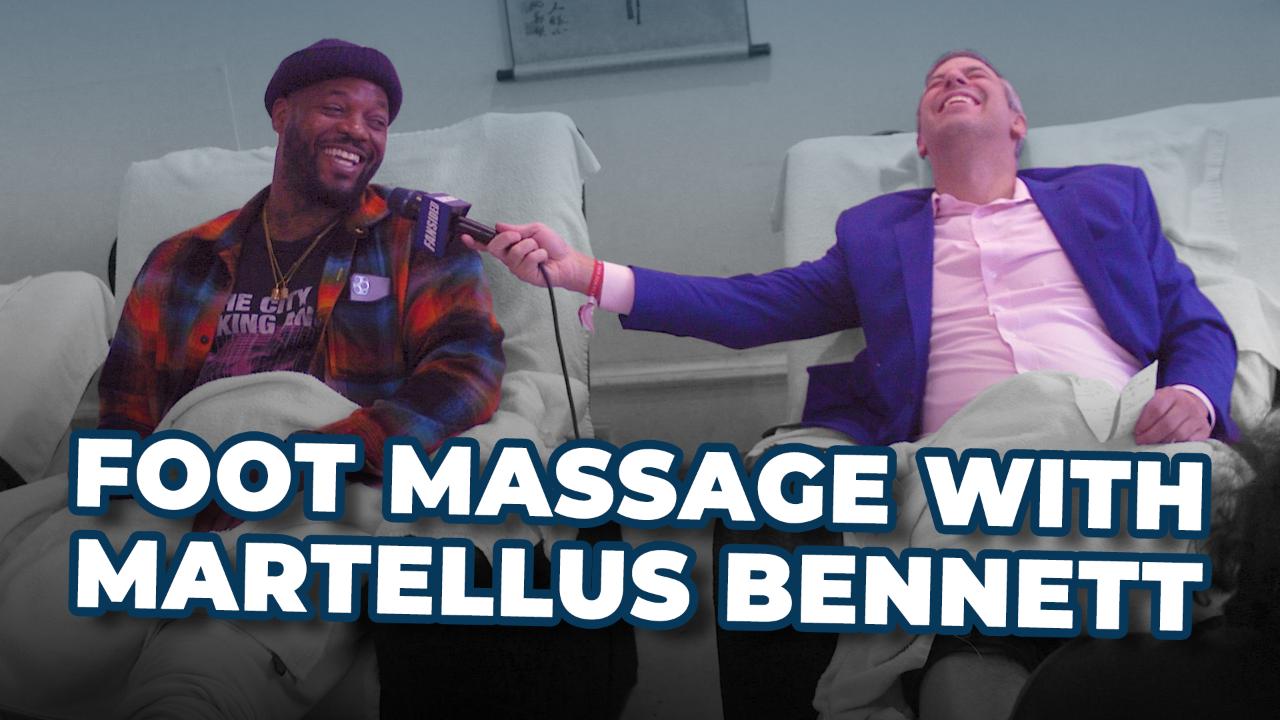 Foot Massage With Martellus Bennett