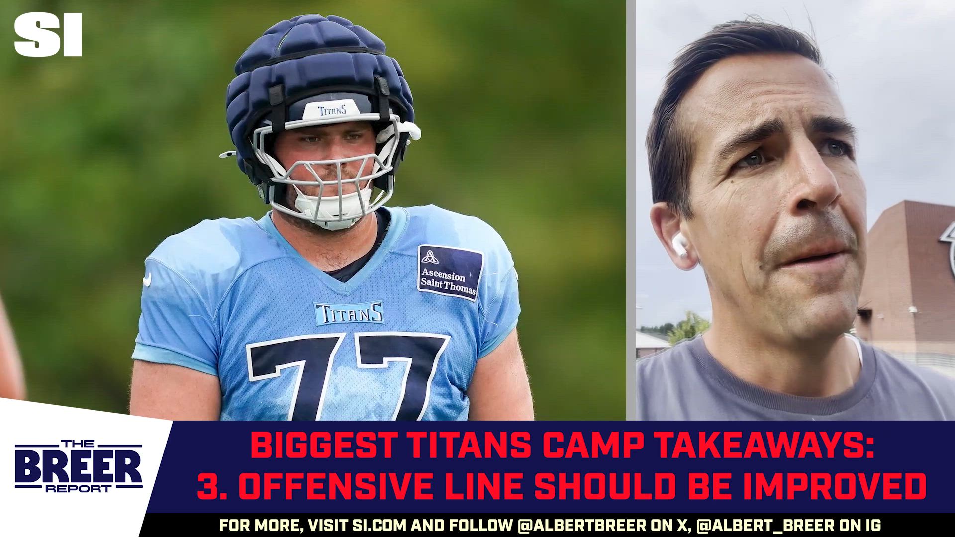 Cam Ward Is Ready to LEAD Titans | Albert Breer's Top 5 Titans Camp Takeaways