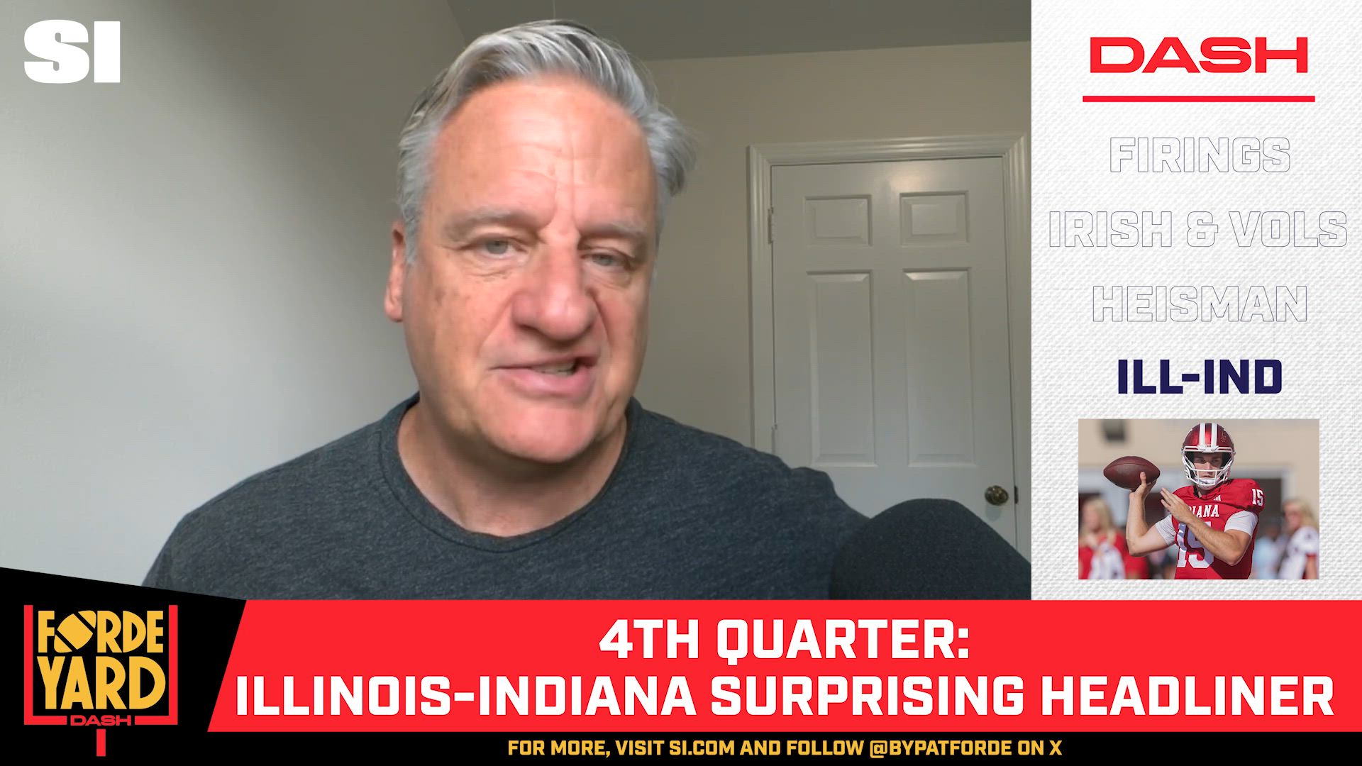 BIGGEST Illinois-Indiana Game Ever? | Forde-Yard Dash