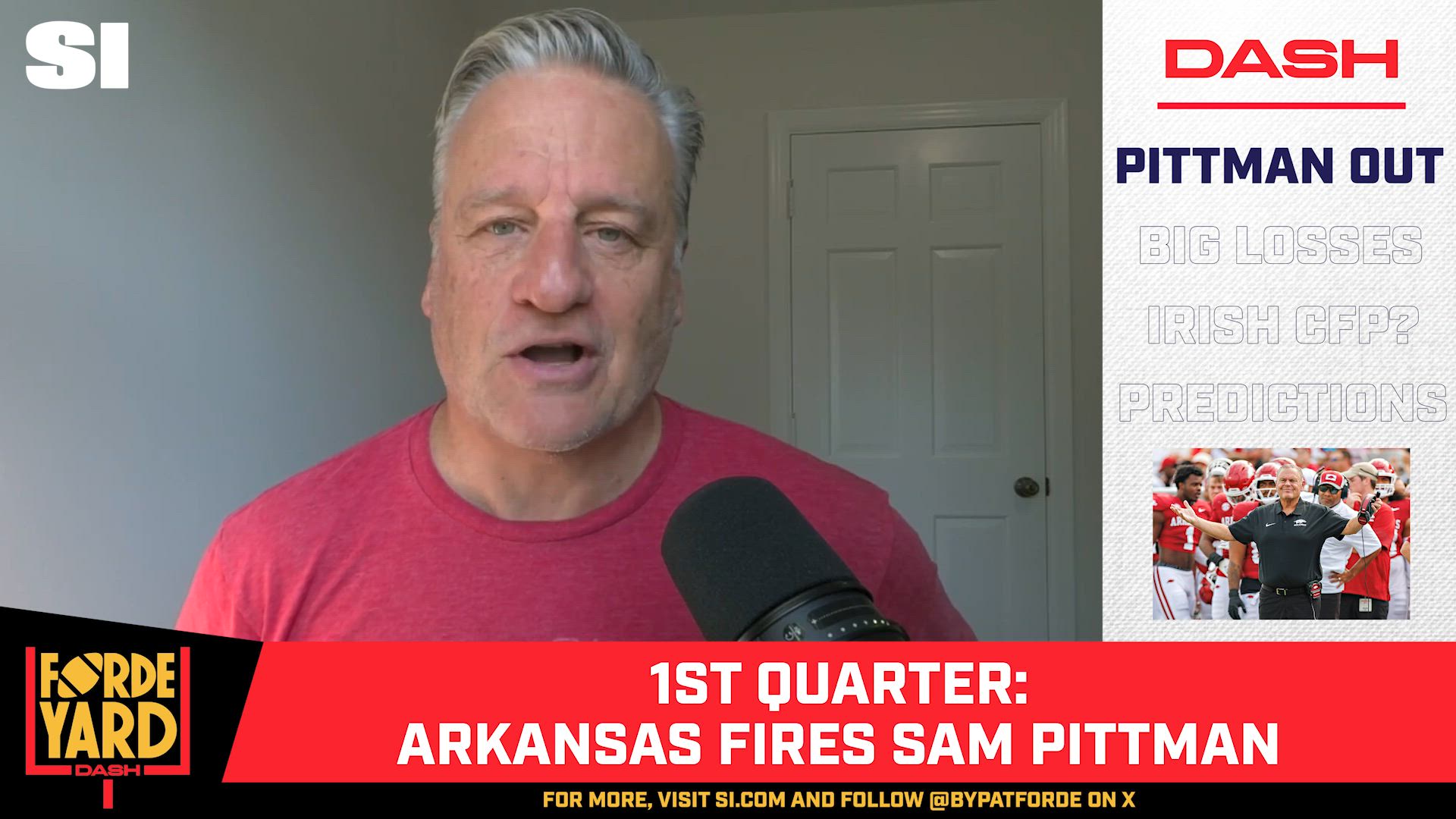 Sam Pittman FIRED, Bobby Petrino BACK at Arkansas