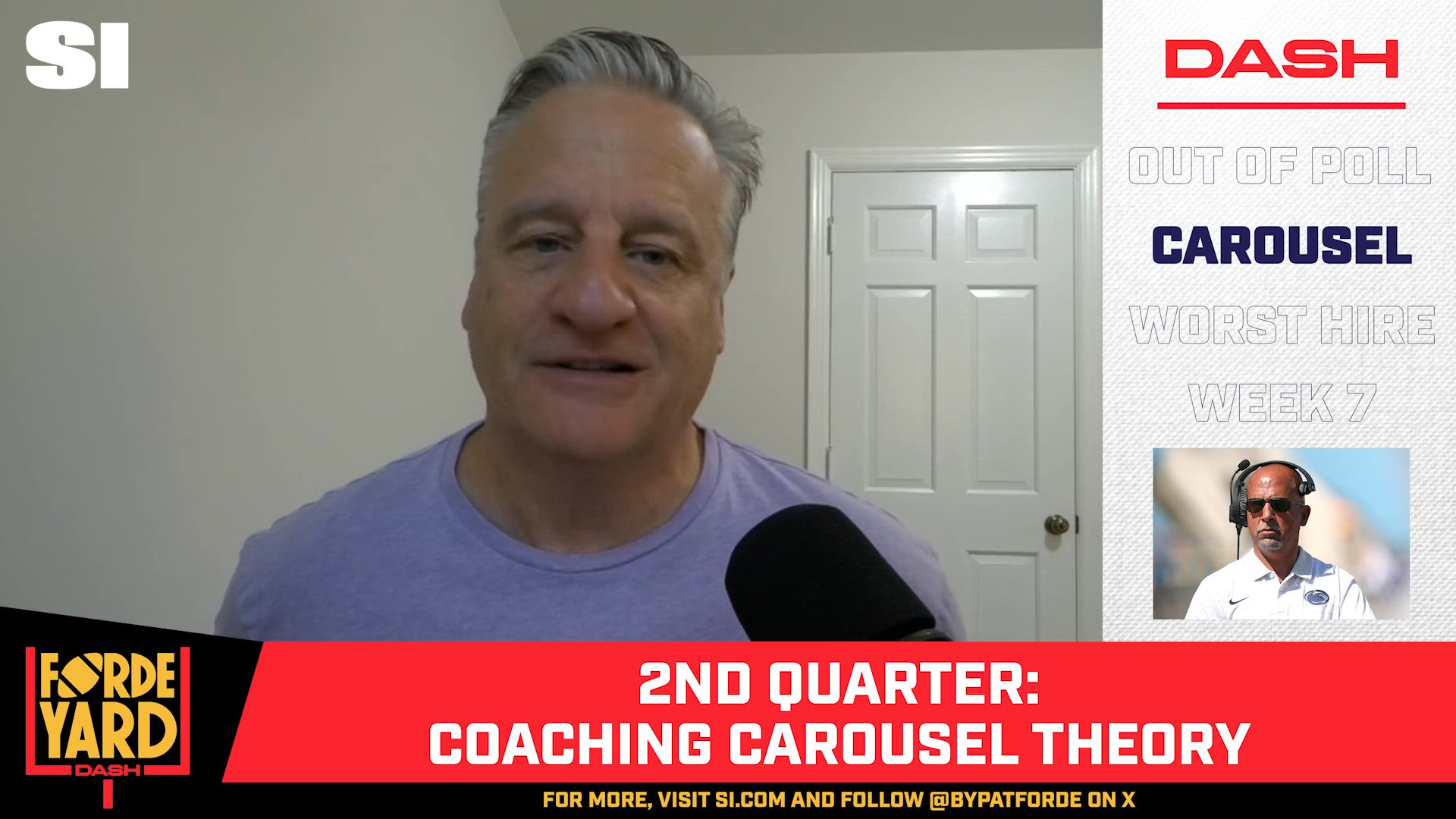 Texas, Penn State OUT of Top 25, Coaching Carousel, Week 7 Preview | Forde-Yard Dash