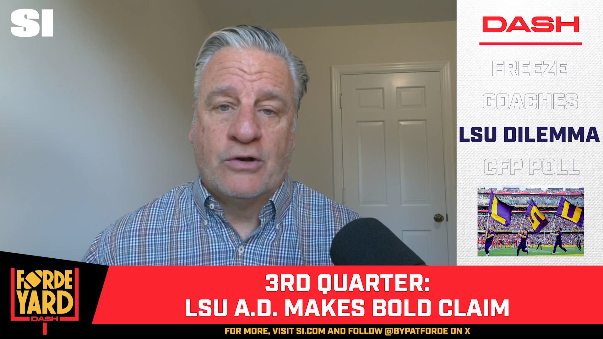 Auburn FIRES Freeze, LSU A.D. makes BOLD claim, First CFP Poll Preview | Forde-Yard Dash