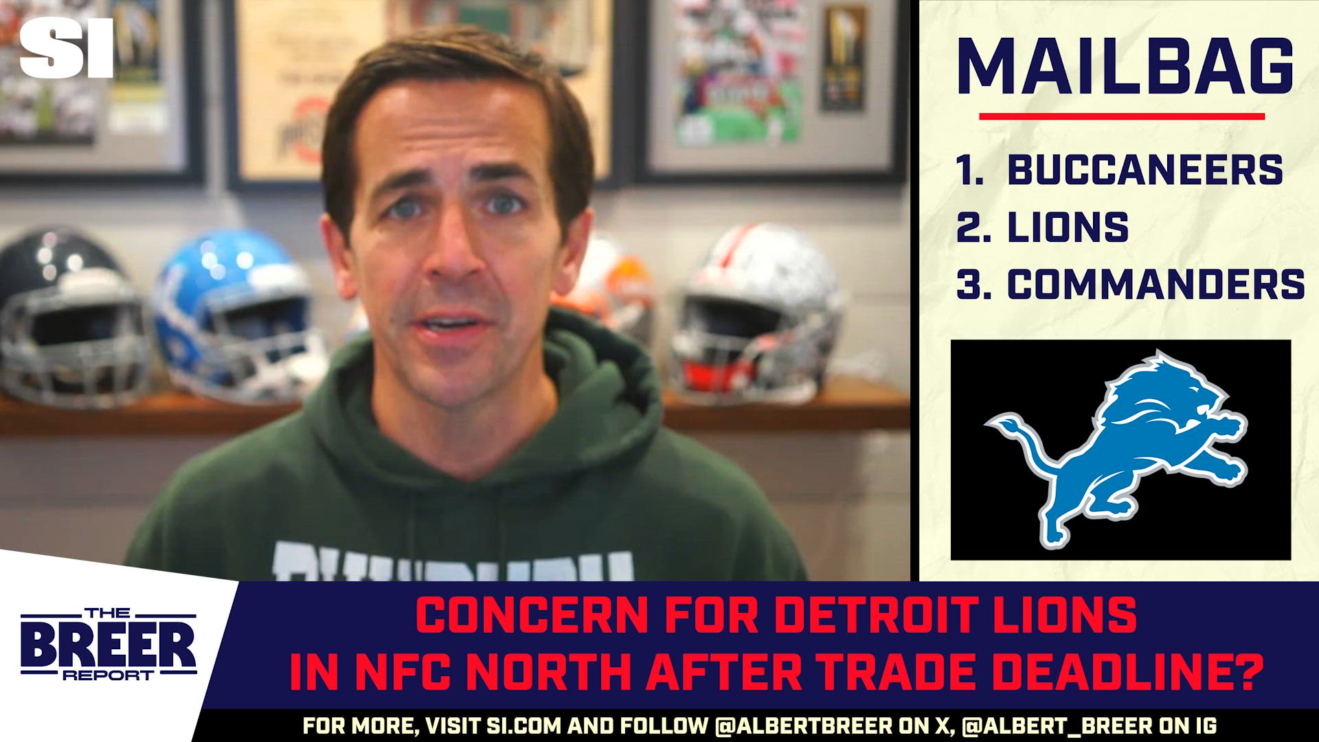 Albert Breer on Bucs, Lions and Commanders at the Trade Deadline